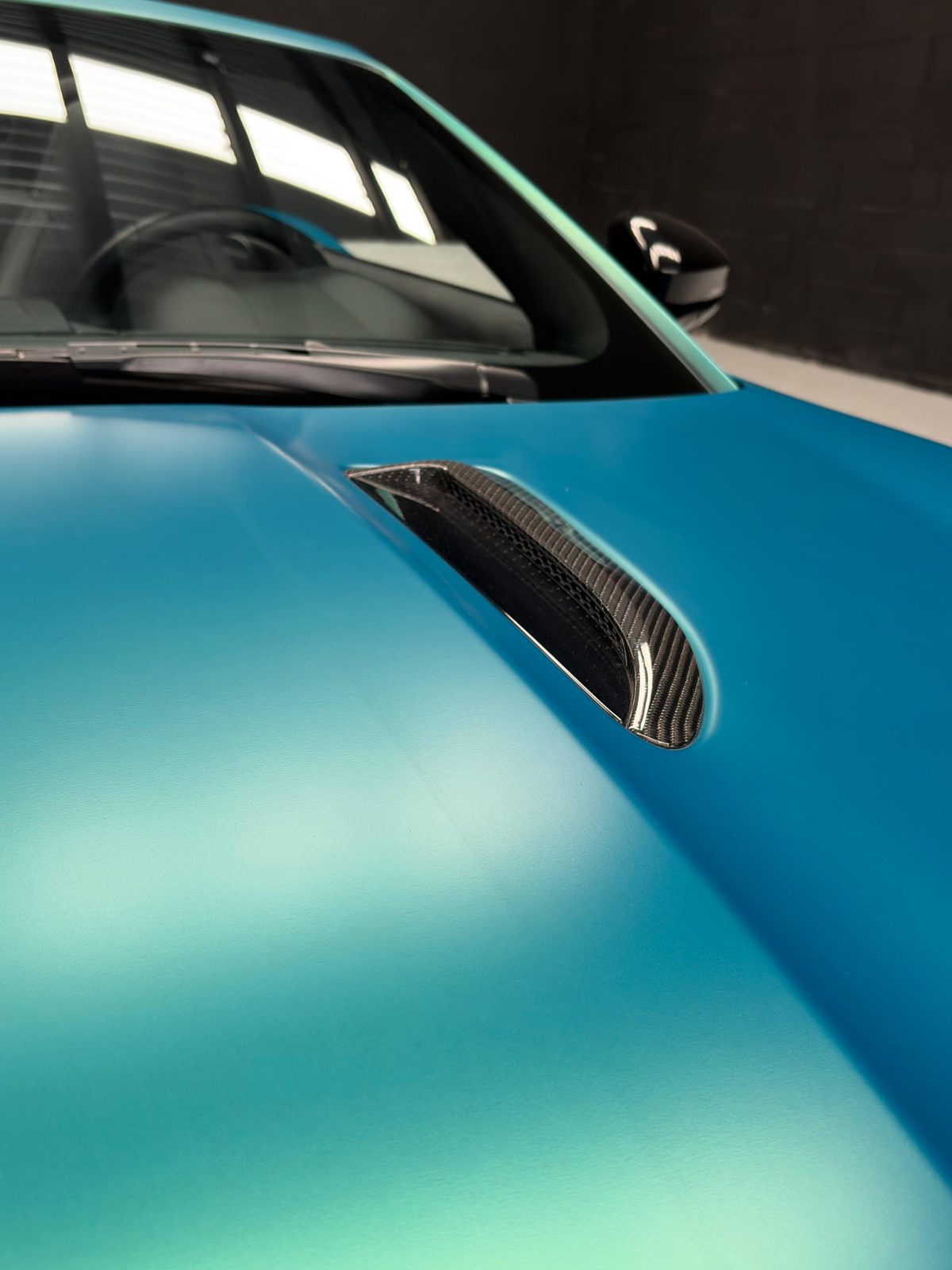 Entrada de aire del capó del F-Type
