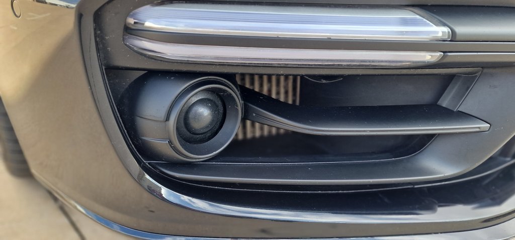 Detalle de la toma de aire delantera